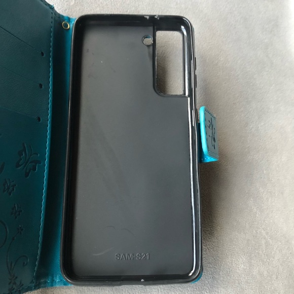 S21 Samsung Blue Wallet Case ~ Brand New! - Picture 5 of 8
